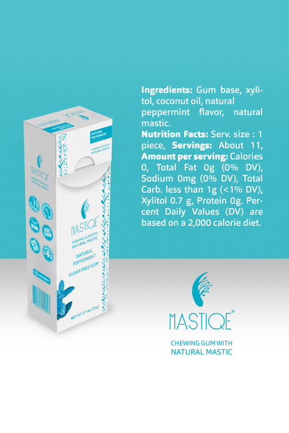 Mastiqe Sugar-Free Gum with Natural Mastic Variety Pack (12-Pack)