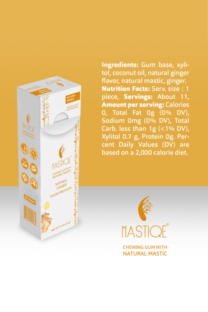 Mastiqe Sugar-Free Gum with Natural Mastic Variety Pack (12-Pack)