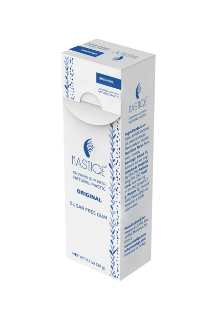 Mastiqe Sugar-Free Gum with Natural Mastic Original (12-Pack)