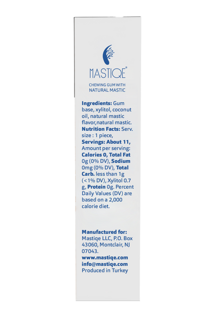 Mastiqe Sugar-Free Gum with Natural Mastic Original (12-Pack)
